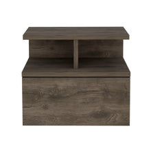 Load image into Gallery viewer, 12" One Drawer Faux Wood Nightstand - Brown
