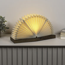 Load image into Gallery viewer, 10" Geometric Table Lamp LED With Novelty Shade - Natural
