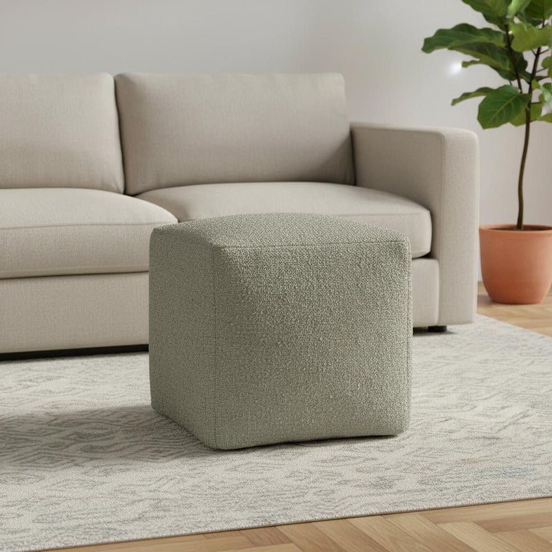 Boucle Pouf Ottoman - Sage
