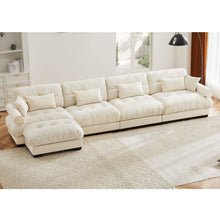Load image into Gallery viewer, Super Comfort Oversized Modular Sectional Sofa With Movable Ottoman
