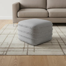 Load image into Gallery viewer, Cotton Ottoman - Gray
