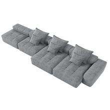 Load image into Gallery viewer, Modern Oversized Diy Combination Modular Sectional Sofa With Pillows
