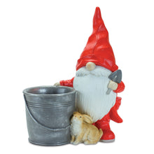 Load image into Gallery viewer, Poly Standing Gnome Tabletop Sculpture (Set of 2) - Red
