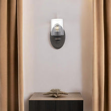 Load image into Gallery viewer, One Light Wall Light With Clear Glass Shade - Bronze
