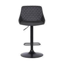 Load image into Gallery viewer, 43.5" Swivel Low Back Adjustable Height Bar Chair - Gray / Black
