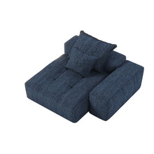 Load image into Gallery viewer, Modern Oversized Modular Sectional Sofa, Sparkling Fabric Soft Cushion Sofa With 2 Pillows
