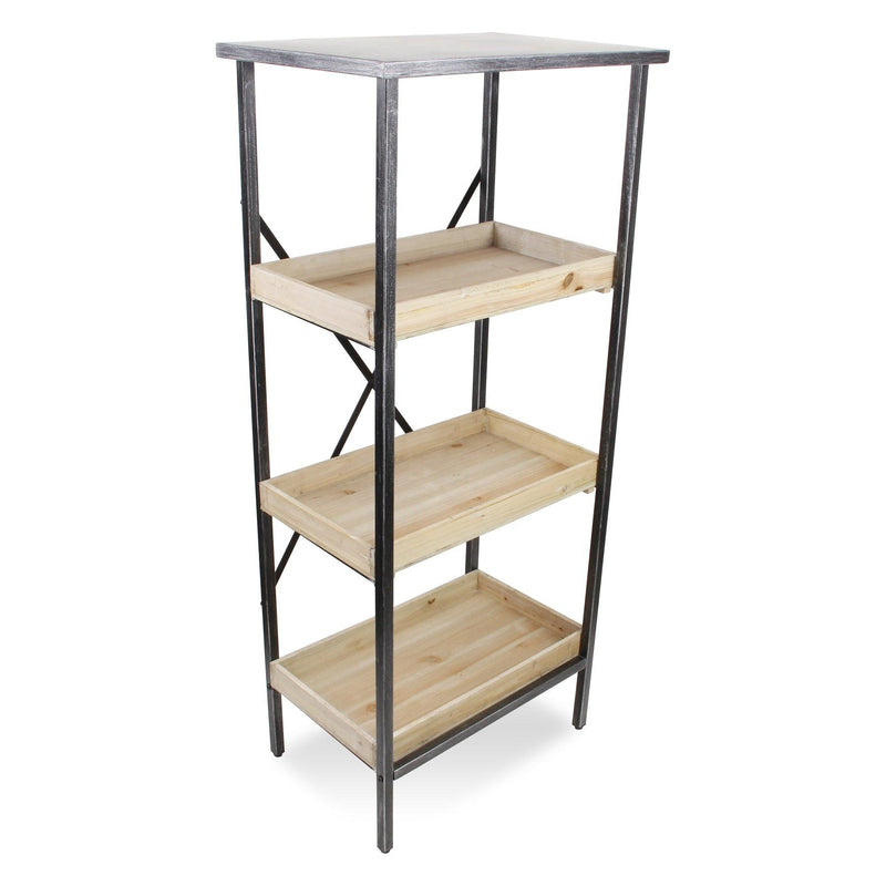 Three Tier Etagere Bookcase (738651) - Brown