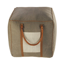 Load image into Gallery viewer, Cotton Blend Ottoman - Gray
