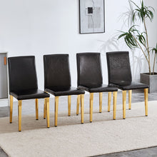 Load image into Gallery viewer, Elegant Upholstered Chairs With Metal Legs
