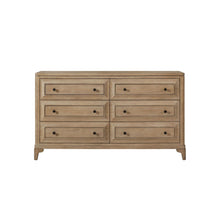 Load image into Gallery viewer, 6 Drawer Dresser - Sand - Wood
