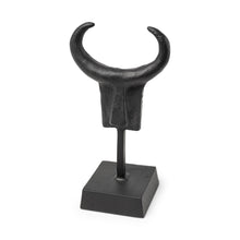 Load image into Gallery viewer, Tribal Inspired Sculpture - Black
