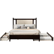 Load image into Gallery viewer, Platform Bed With 2 Big Drawers &amp; Trundle
