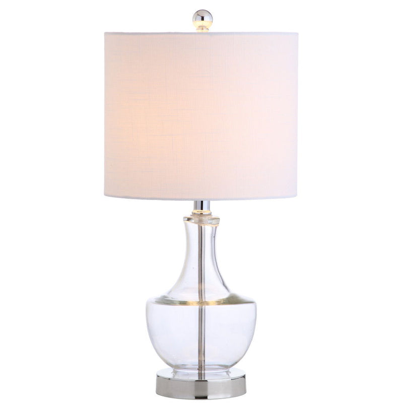 Novelty Desk Lamp With Drum Shade - Clear
