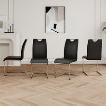Load image into Gallery viewer, Modern Dining Chairs With Padded Seat And Metal Legs
