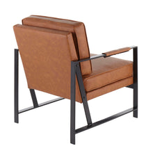 Load image into Gallery viewer, Franklin - Contemporary Arm Chair - Black / Camel
