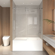 Load image into Gallery viewer, Frameless Sliding Bathtub Door With Frame
