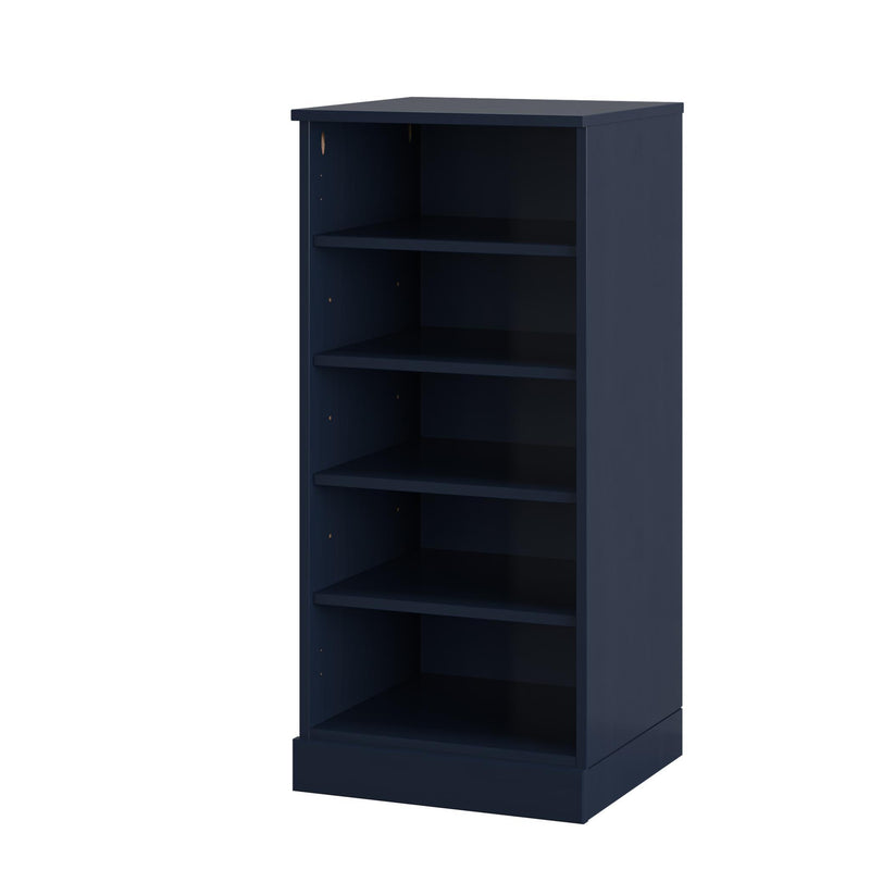 Ten Pair Solid Woodshoe Storage Cabinet (752051) - Navy Blue