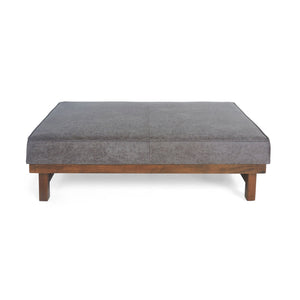 Temzyl - Mid Century Modern Microfiber Ottoman