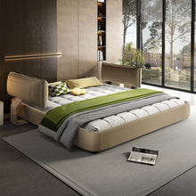 Load image into Gallery viewer, Cloud Bed Frame With Oversized Padded Movable Headboard
