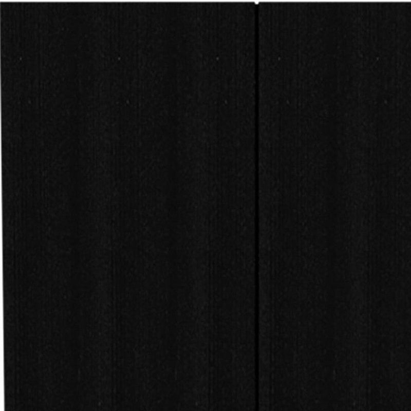 Tall Two Door Closet - Black