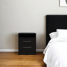 Load image into Gallery viewer, Two Drawer Nightstand - Dark Oak
