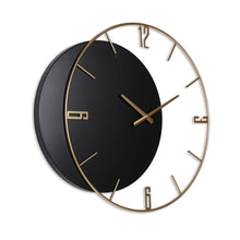 Load image into Gallery viewer, Silent Analog Round Wall Clock - Black
