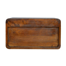 Load image into Gallery viewer, 18" Modern Solid Wood One Drawer Floating Nightstand - Chestnut
