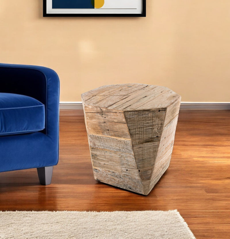 20" Solid Wood End Table - Brown