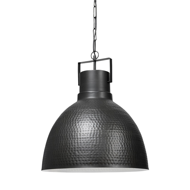 Lantern Metal Dimmable Ceiling Light With Black Shades - Black