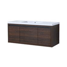 Load image into Gallery viewer, Floating Bathroom Vanity With Resin Sink And Soft Close Doors
