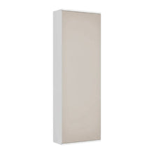 Load image into Gallery viewer, Stylish Wall Mounted Shoe Rack With Mirror - White

