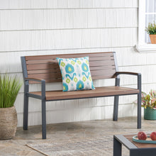 Load image into Gallery viewer, Davos - Bench - Gray / Brown
