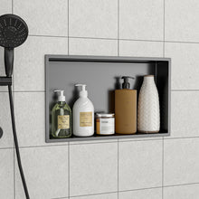 Load image into Gallery viewer, Stainless Steel Shower Niche With Seamless Design For Bathroom Storage
