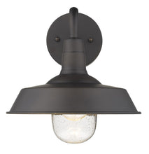 Load image into Gallery viewer, Shallow Plate Shape Wall Light - Antique Bronze
