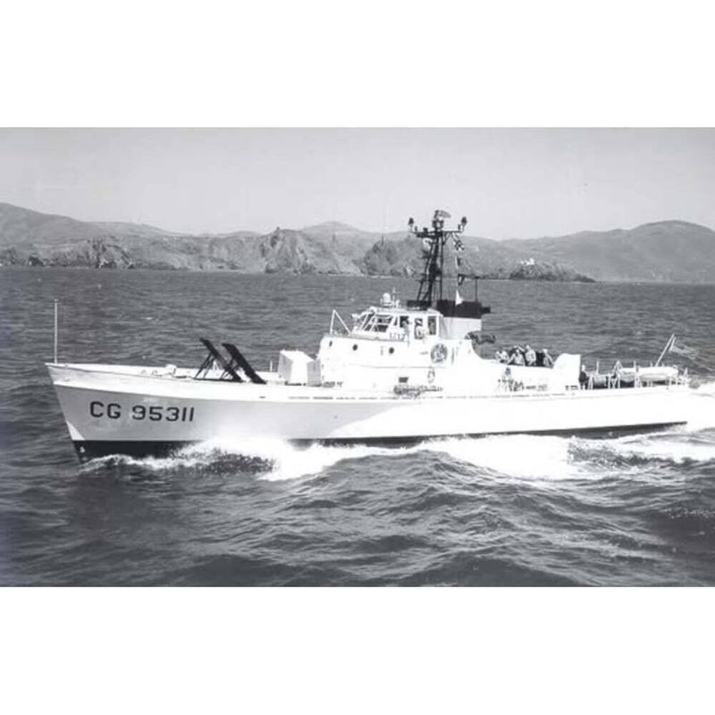 Hand Painted Model Boat (624579) - White