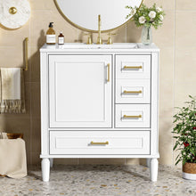 Load image into Gallery viewer, Traditional Bathroom Vanity Set With Soft Close Doors
