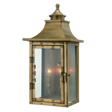Load image into Gallery viewer, St. Charles 2-Light Aged Wall Light - Brass
