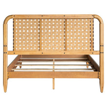 Load image into Gallery viewer, Queen Bed With Caramel Maple Wood - Natural
