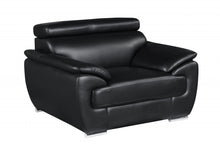 Load image into Gallery viewer, Captivating Leather Chair - Black
