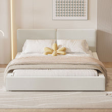 Load image into Gallery viewer, Upholstered Platform Bed, Grounded Bed With Solid Frame
