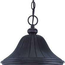 Load image into Gallery viewer, XL Three Light Leaf Detail Hanging Light - Matte Black
