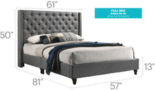 Load image into Gallery viewer, Nailhead Bed Transitional Vibrant
