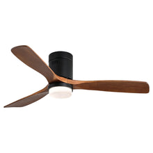 Load image into Gallery viewer, Indoor Ceiling Fan With Lights, Reversible DC Motor, Remote Control - Black
