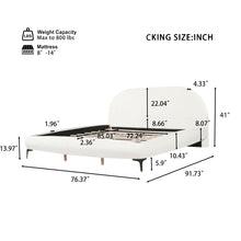 Load image into Gallery viewer, Luxury Upholstered Bed Frame
