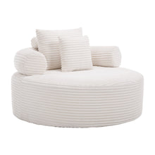 Load image into Gallery viewer, Round Sofa Bed With 3 Pillows For Living Room
