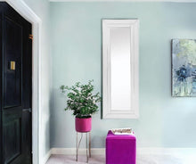 Load image into Gallery viewer, 48" Glass Framed Full Length Hanging Mirror - Clear
