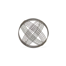 Load image into Gallery viewer, Hand Painted Decorative Orb Tabletop Sculpture (483224) - Gray
