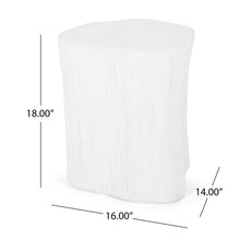 Load image into Gallery viewer, Outdoor, Lightweight Concrete Side Table - Antique White
