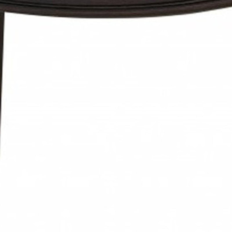Solid Wood Backless Counter Height Bar Chair - Dark Red And Espresso