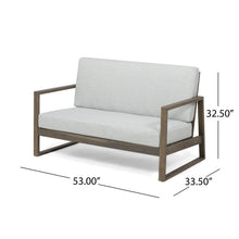 Load image into Gallery viewer, Belgian - Loveseat &amp; Coffee Table Set With Water Resistant Cushions
